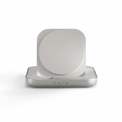 Zens Ασύρματος Φορτιστής (Qi Pad) 15W Λευκός (Nightstand)