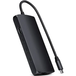 Satechi USB-C Docking Station με HDMI 4K PD Ethernet Μαύρο (ST-P8KED)