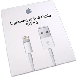 Apple USB-A σε Lightning Καλώδιο Λευκό 0.5 m (ME291ZM/A)
