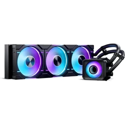 Phanteks Glacier One 360D30 X2 AIO Υδρόψυξη CPU 360mm με 3x 120mm RGB ανεμιστήρες (Μαύρο)