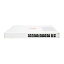 Hewlett Packard Enterprise Aruba Instant On 1960 Managed L2 Switch 24 Gigabit Ethernet Ports 2 SFP Ports