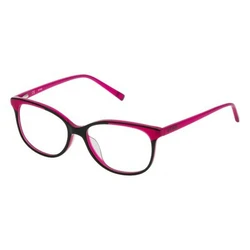 Sting VST117 09CV Women's Sunglasses (52/16/140) Black Top + Violet/Fuchsia, Acetate Frame