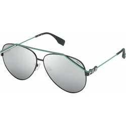 FILA Men's Sunglasses with Multicolour Metal Frame SFI018 H53X