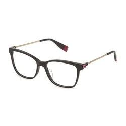 FURLA VFU439-5409HB - Women's Optical Frame, Acetate (Plastic), Black, Size 54/16/140