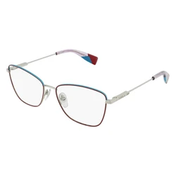 FURLA Women's Metal Eyeglass Frame Grey VFU447-540523 (54/16/140)