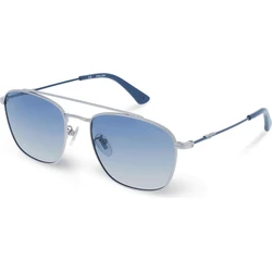Police Men's Sunglasses SPL996E 509P - Grey Metal Frame & Grey Lens