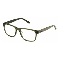 FILA Men's Acetate Eyeglasses Frame VFI219 073M – Black (55/18/145)