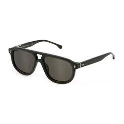 Lozza Unisex Sunglasses SL4330-550D80 - Black Acetate Frame, Black Lens