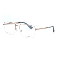Police Men's Metal Eyeglass Frame Gold VPLG71-550F68