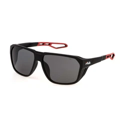 FILA Men's Sunglasses - Black Acetate Frame, Grey Lenses (SFI722-630U28)
