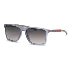 Philipp Plein Men's Sunglasses Grey Frame with Grey Polarized Lenses SSP013-587F6P