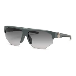 Philipp Plein SPORT Men's Sunglasses with Grey Frame and Grey Gradient Lens SSP015-620R43