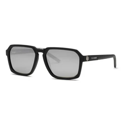 Philipp Plein Sport Men's Sunglasses Black Frame SSP030-59U28P