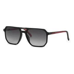 Philipp Plein SPORT Men's Sunglasses - Black Acetate Frame with Black Degraded Lenses, Model SSP032-580703