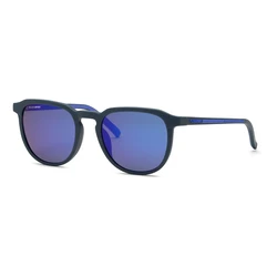 Philipp Plein SPORT Men's Sunglasses SSP033-536QSB - Blue Acetate Frame with Blue Mirror Lenses