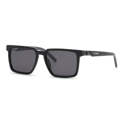 Philipp Plein SPORT Men's Sunglasses Black Acetate Frame Black Lens SSP034-560700