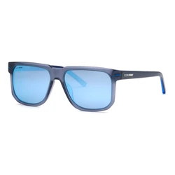 Philipp Plein Sport Men's Sunglasses Blue Acetate Frame Blue Lens SSP037-59UA1P