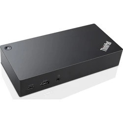 Lenovo Thinkpad Dock / USB-C Docking Station με DisplayPort, Ethernet και σύνδεση 2 Οθονών Μαύρο
