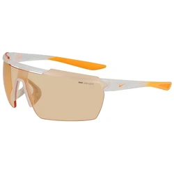 Nike Unisex Windshield Elite Sunglasses CW4660-913 — White Acetate/Injected Frame, Orange Lenses (60/13/130)