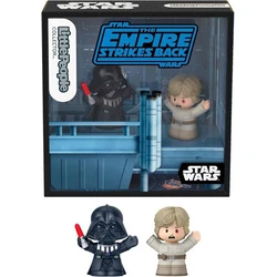 Mattel Fisher Price Little People Collector Φιγούρες Star Wars The Empire Strikes Back Darth Vader και Luke Skywalker