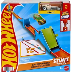 Hot Wheels Mattel Stunt Tracks Slam Jump Challenge Playset