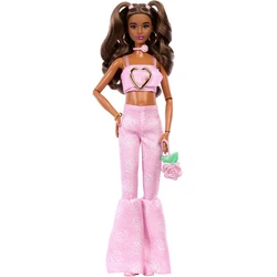 Mattel Barbie Κούκλα Deluxe Style Pink Flared Jeans JJN72