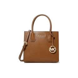 Michael Kors Δερμάτινη Γυναικεία Τσάντα Χειρός Καφέ (35S1GM9M2LLUG)