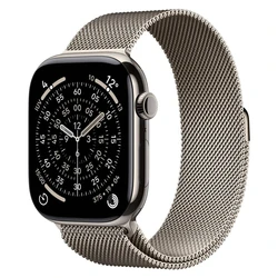 Apple Watch Series 11 Titanium Natural Cellular 46mm (Milanese λουράκι φυσικό) M/L