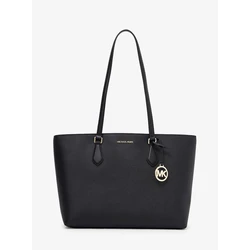 MICHAEL KORS Γυναικεία Τσάντα Ώμου Sheila Μαύρη 35x25x14 cm - 35S4G6HT9L-BLA
