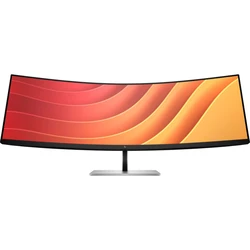 HP E45c G5 44,5" Ultrawide Καμπύλη Gaming Οθόνη DQHD 5120x1440 165Hz 3ms GTG USB-C 65W Ασημί