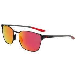 Nike Men's Sunglasses Metalfusion MF FV2381-010 — Black Frame, Red Mirror Lenses (55/17/140)