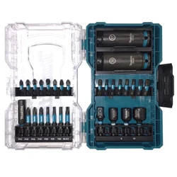 Makita Impact Black Bit & Impact Socket Set, 30-piece