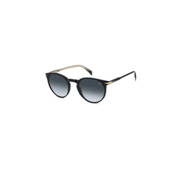 David Beckham Unisex Sunglasses with Black Acetate Frame and Black Gradient Lens DB 1139/S 807/GB