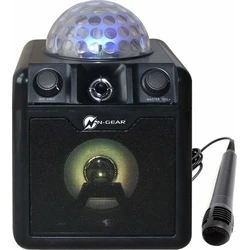 Karaoke 50 Watt Bluetooth N-Gear Usb, Micro Sd Και Aux 2x Ενσύρματα Μικρόφωνα Μαύρο Disco Block 410