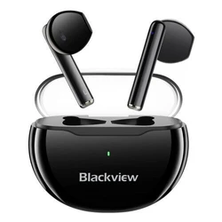 Bluetooth Headset Blackview Bt5.3 Tws 6 With Charging Dock Black