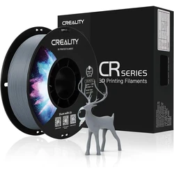 3D Printer Filament Creality CR-PETG Grey Hard Glossy, Tensile Str. 49MPA 1 kg 1.75 3301030039 gray