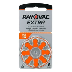Μπαταρίες Ακουστικών Βαρηκοΐας Rayovac Extra V13 (8τμχ)