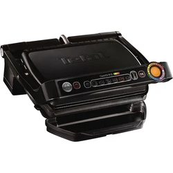 Tefal OptiGrill+ GC712834 Ηλεκτρική Ψηστιέρα 2000W, 6 Αυτόματα Προγράμματα, Μαύρο