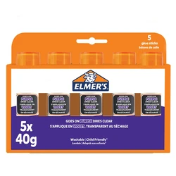 Elmer's Κόλλα σε Στικ Disappearing Purple 40g - Σετ 5
