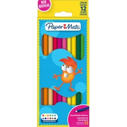 Paper Mate Μολύβια Χρωματισμού για Παιδιά Bunt 12 τεμάχια - Blister