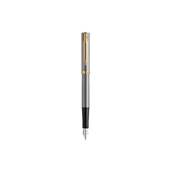 Waterman Impression Stainless Steel GT F Μπλε σε κουτί δώρου
