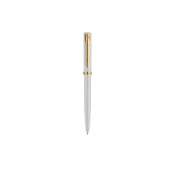 WATERMAN IMPRESSION Λευκό Λακαρισμένο Στυλό Μπλε Μελάνι CT M σε Κουτί Δώρου