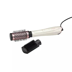 Babyliss Ηλεκτρική Βούρτσα με Αέρα & Περιστρεφόμενη Κεφαλή AS914PE 1000W (Ροζ Χρυσό/Μαύρο)