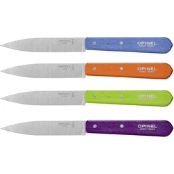 Opinel Μαχαίρια Κουζίνας Box of 4 Knives No. 112 Sweet-Pop Colours