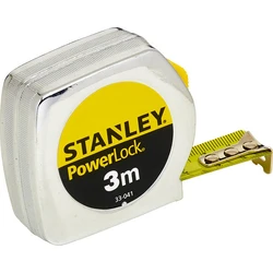 Stanley Powerlock Μετροταινία με Αυτόματη Επαναφορά 13mm x 3m 1-33-218