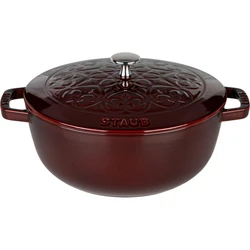Staub La Marmite στρογγυλή 24 cm, Grenadine, Χυτοσίδηρος