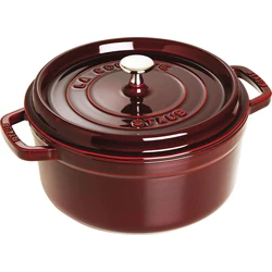 Staub La Cocotte 24 cm στρογγυλή, Grenadine, χυτοσίδηρος, 3.8 L