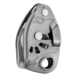 Petzl D016AA00 Descender / Tubular Belay Device (Assisted Braking) - Light Grey
