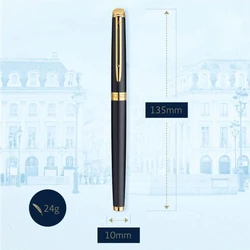 WATERMAN Hemisphere Ματ Μαύρο Πένα F με 23Κ Επίχρυση, Μπλε Μελάνι, Κουτί Δώρου