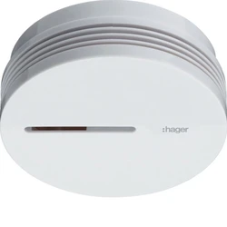 Hager TG600AL Autonomous Smoke Detector, 3V, White